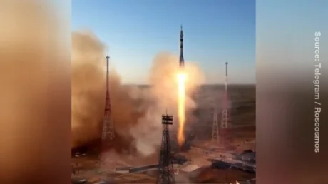 Soyuz Rocket Launches International Crew to ISS Including NASA Astronaut Anil Menon