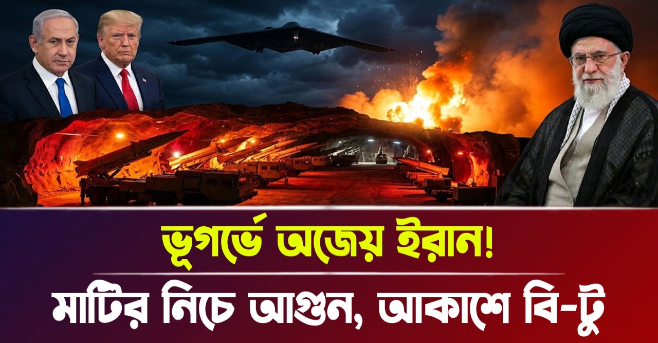 ইরানের মাটির নিচের মিসাইল সিটির ভয়ে কাঁপছে আমেরিকা ইসরায়েল