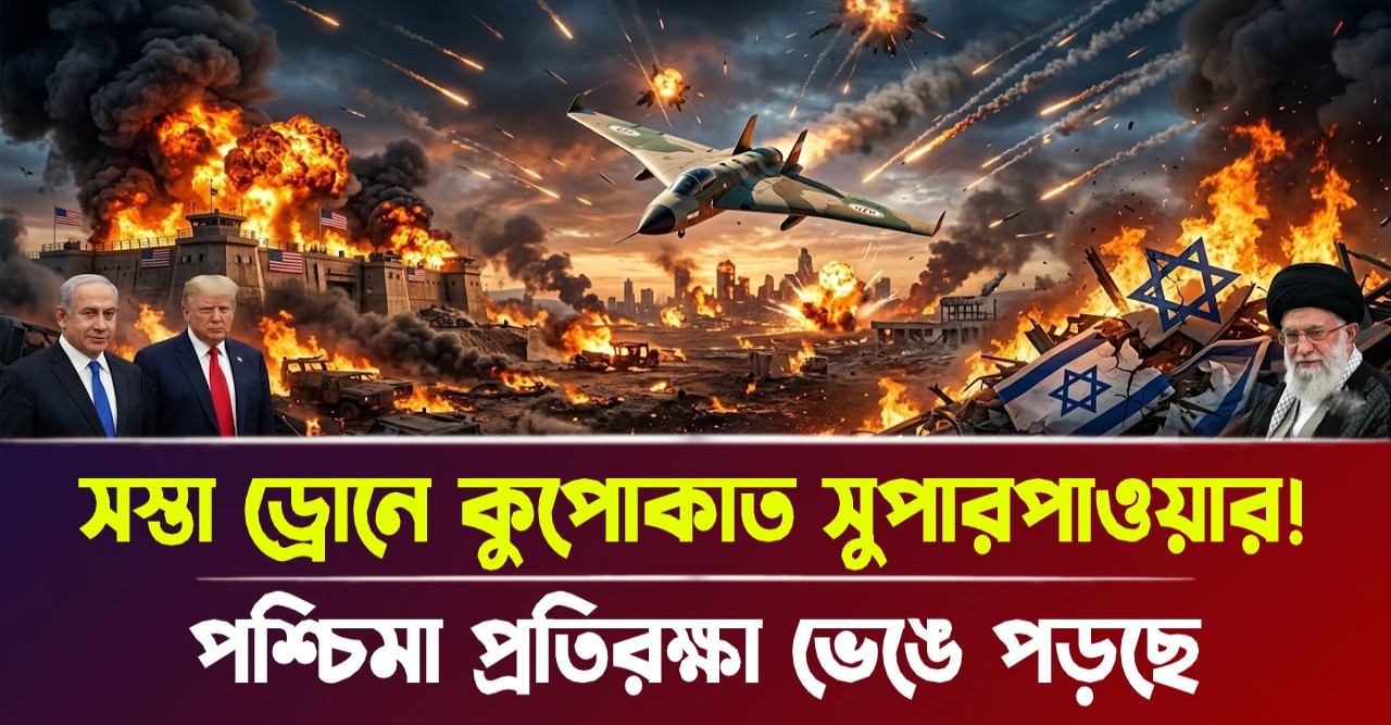 মধ্যপ্রাচ্যে ইরানের একক আধিপত্য আর অত্যাধুনিক শাহেদ ড্রোনের তাণ্ডবে থরথর করে কাঁপছে গোটা পশ্চিমা বিশ্ব