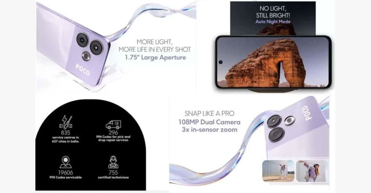 Xiaomi Poco M6 Plus: এক নজর ফোনের স্পেসিফিকেশন এবং দামে